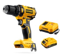 Бесщеточная дрель-шуруповерт 20 В, 65 Нм, 1 АКБ LMS (2 Ач) STEHER CB-65-21