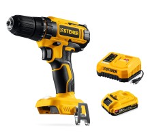 Дрель-шуруповерт 20 В, 40 Нм, 1 АКБ LMS (2 Ач) STEHER CD-40-21