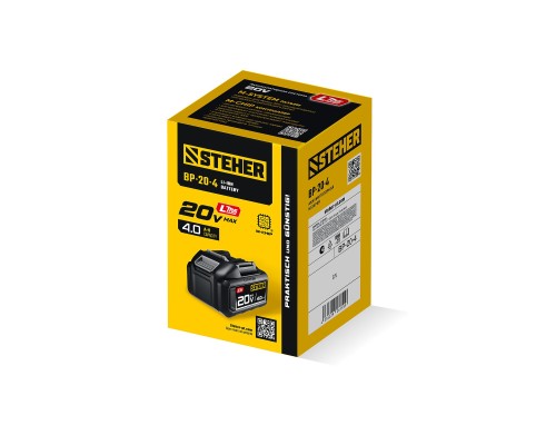 Аккумулятор LMS 20 В, 4.0 Ач STEHER BP-20-4