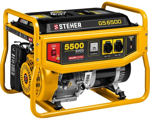 Бензиновый генератор Steher GS-6500