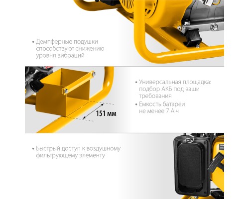 Бензиновый генератор Steher GS-4500Е
