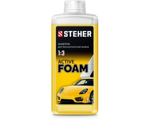Шампунь для минимоек универсальный 1 л STEHER ACTIVE FOAM 76050-1