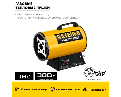 Газовая тепловая пушка Steher SG-25