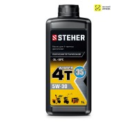 Зимнее полусинтетическое масло для 4-тактных двигателей 4Т-5W30, 1 л STEHER 76014-1