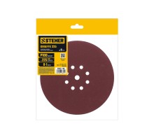 Шлифовальный круг на липучке 5 шт. GIRAFFE 225 мм, Р180 STEHER 35681-180