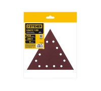 Шлифовальный треугольник на липучке 5 шт. GIRAFFE T-285 мм, Р120 STEHER 35683-120