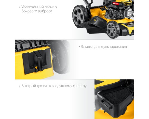 Бензиновая самоходная газонокосилка Steher GLM-460p