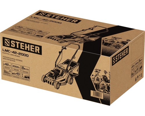 Электрическая газонокосилка Steher LMC-42-2000