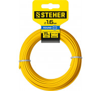Леска для триммера КРУГ, 1.6 мм, 15 м STEHER 75001-1.6