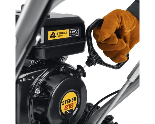Бензиновый снегоуборщик с электростартером Steher GST-762E