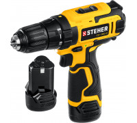 Аккумуляторная дрель-шуруповерт 2 АКБ в кейсе Steher CD-120-2