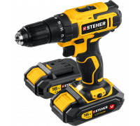 Аккумуляторная дрель-шуруповерт 2 АКБ в кейсе Steher CD-160-2
