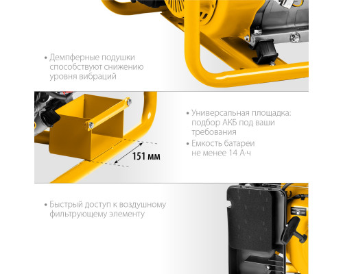 Бензиновый генератор Steher GS-6500Е
