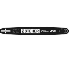Шина для бензопил type B, шаг 0.325″, паз 1.5 мм, 45 см STEHER 75202-45