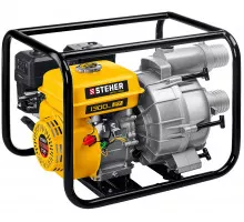 Мотопомпа бензиновая для грязной воды Steher WPD-1300